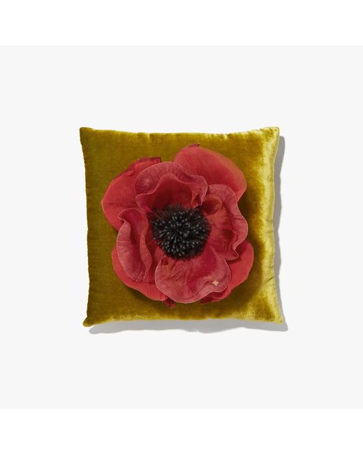 Helena Simon Red The Poppy Floral Brooch