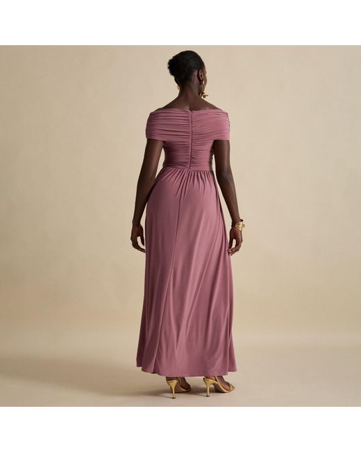 Celestine & Mae Purple Sidra Maxi Dress