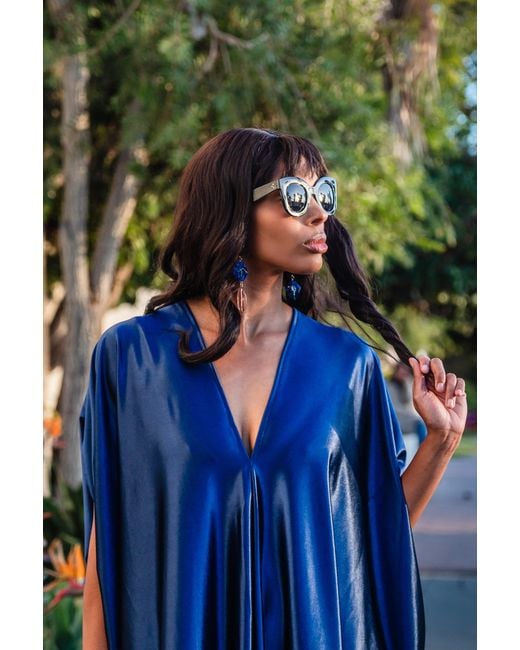 Jennafer Grace Blue Shadow Caftan