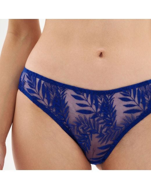 Daily Underwear Blue String Panties
