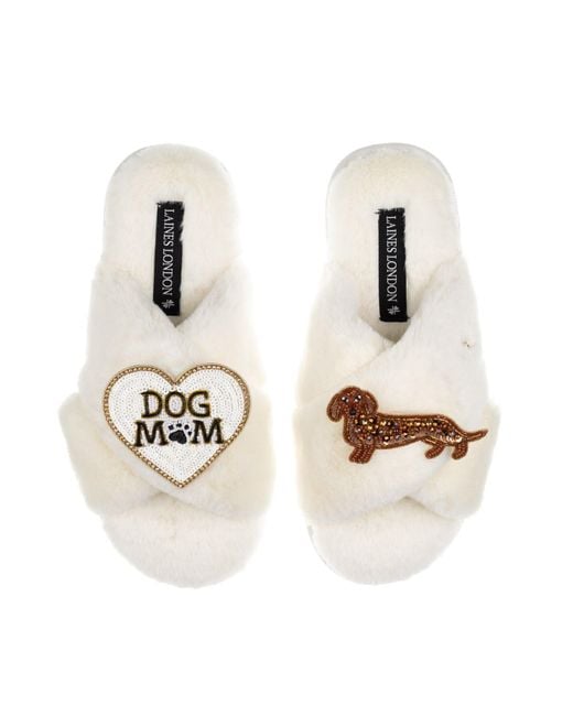 Laines London Women's Metallic Neutrals Classic Laines Slippers