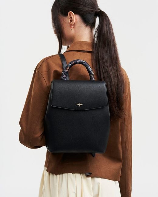 Fable England Black Laura Small Backpack