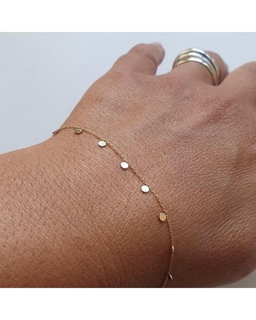 Lily Flo Jewellery Metallic Scattered Stars Bracelet In