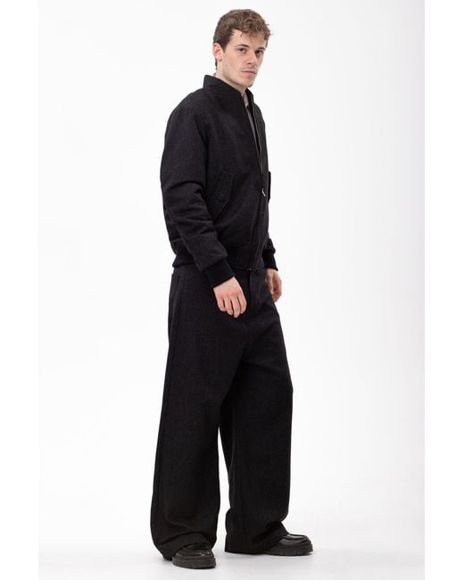 Maison Bogomil Blue Bomber Jacket for men