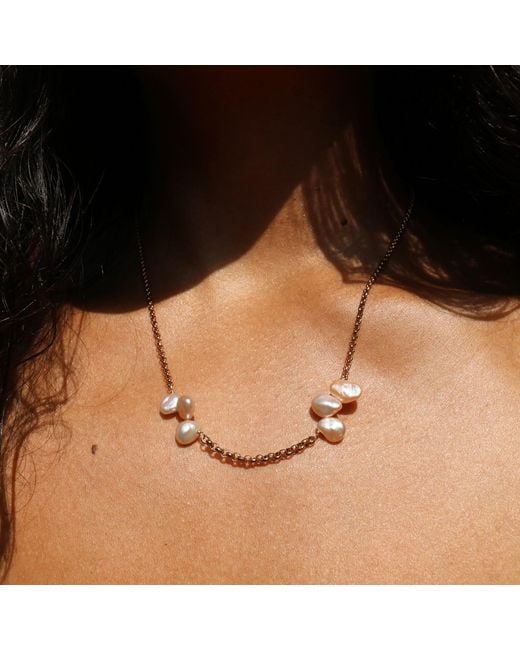 Marquise Swim Metallic Necklace