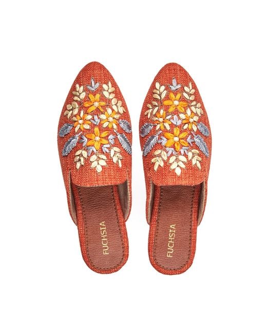 Fuchsia Shoes Orange Blossom Bliss