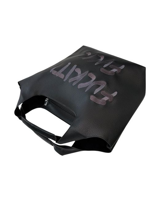 Lilly Loves Black Fuckity Fuck Vegan Bag