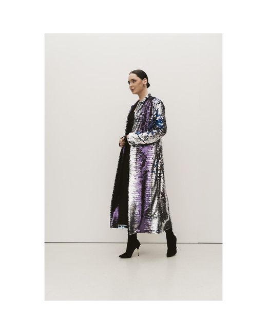 Roqaia Fashion House Blue Midnight Jacket