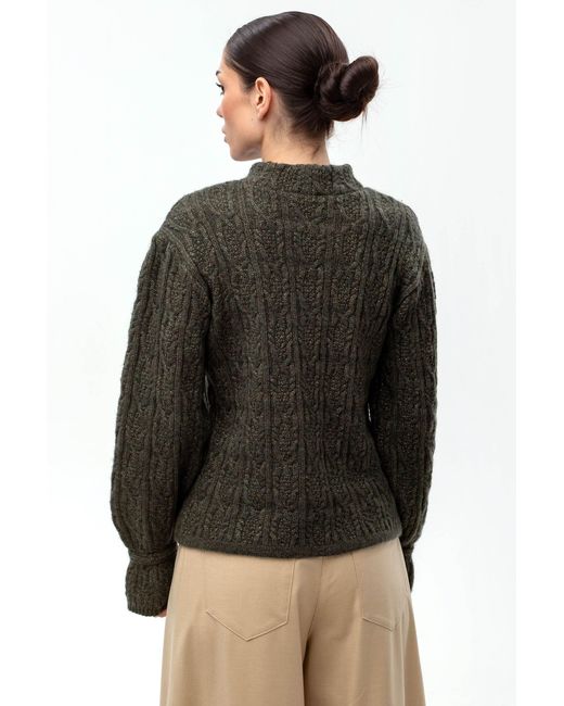 Maison Bogomil Gray Cable Knit Sweater