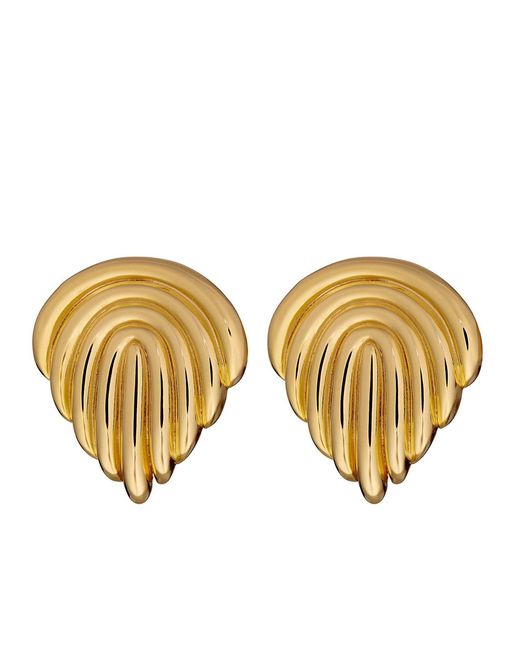 Crystals and Co Metallic Vogue Williams Vintage Ridge Earrings