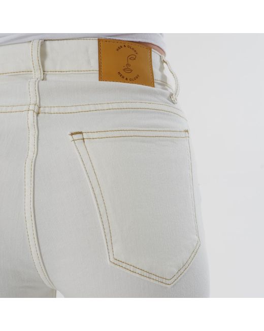 Her & Glory White Rosie Wide Leg