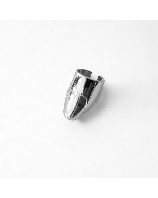 London Atelier Byproduct Black Finger Cover With Nail Detail