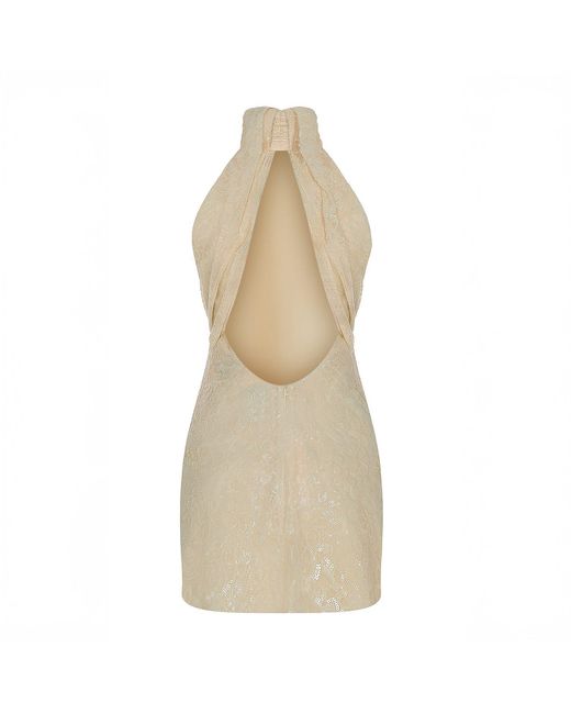 Herfetch Natural Neutrals Mini Flirty Dress