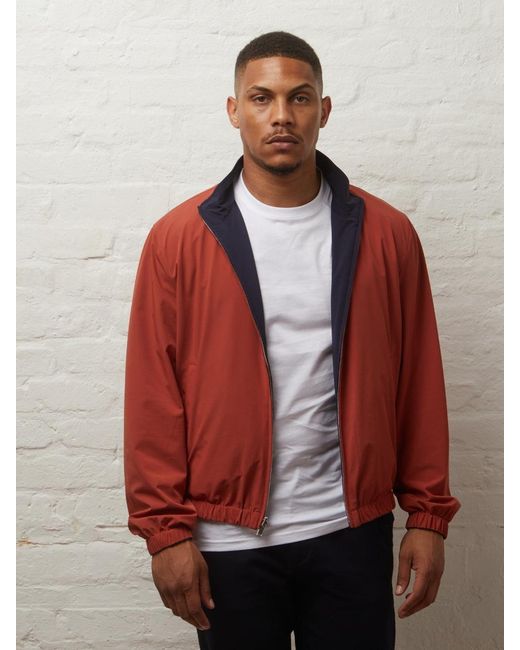 Guards London Red Eldridge Reversible Lightweight Harrington for men