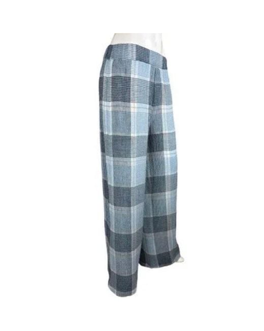 SNIDER Blue Plaid Clarity Pant