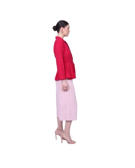 Mary Dickow Purple Ida Blouse