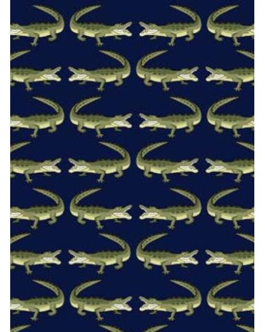 Lazyjack Press Blue Let's Get Snappy Bow Tie for men