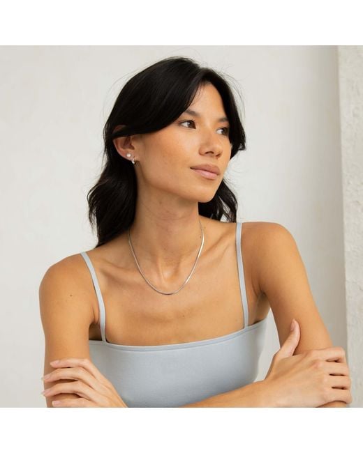 Arctic Fox & Co. Metallic The Box Chain Necklace
