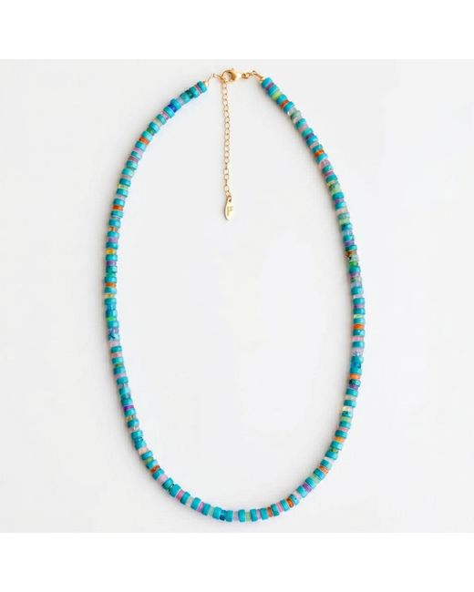 Kris Nations Blue Opal Necklace