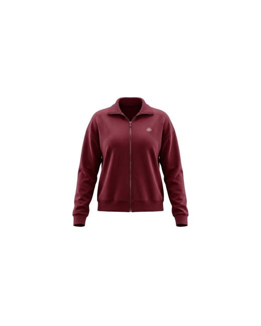 Be Athletica Red Varsity Athletica Full-Zip Sweatshirt