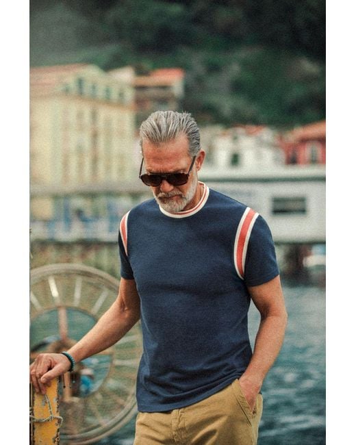 &SONS Trading Co Blue Pasadena T-Shirt for men