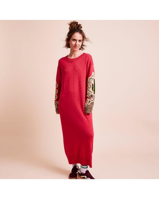 Maison Wanda Pink Cactus Dress