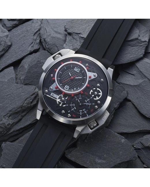 Storm Metallic Dualaton Rubber for men