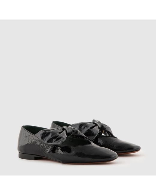 Mariano Shoes Black Cacia Ballerina Varnished
