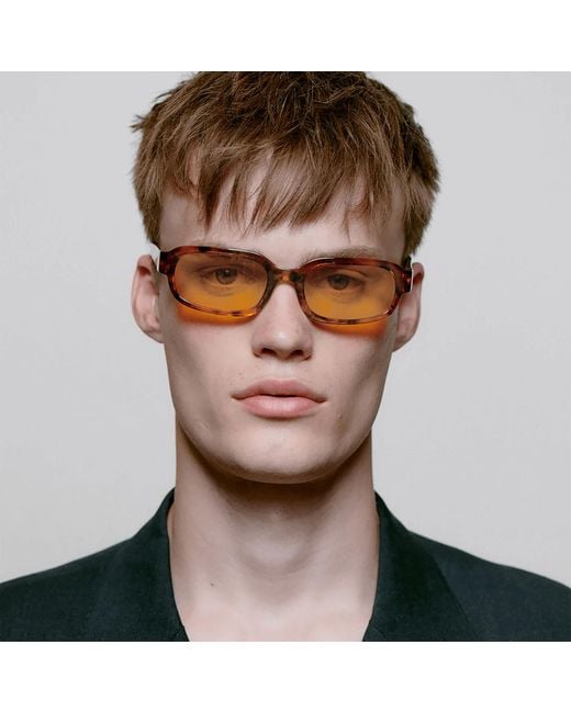 A.Kjærbede Brown Neutrals Will Sunglasses Havana