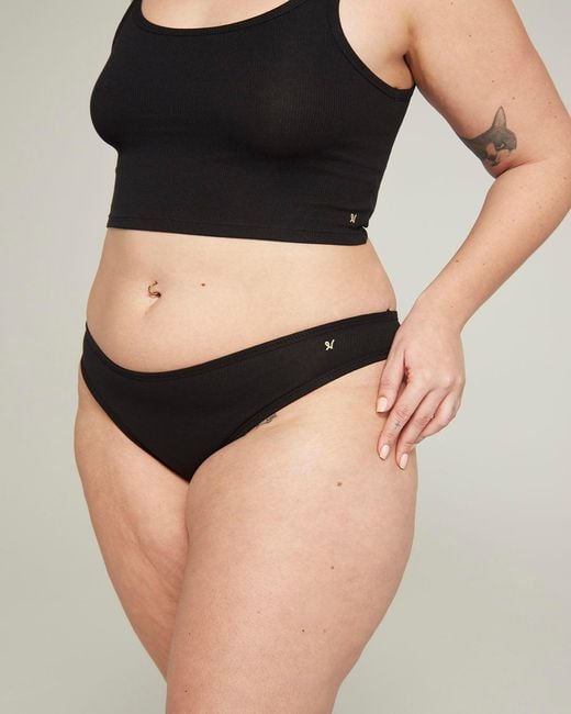 Nudea Black The Organic Cotton Mini Brief Three Pack