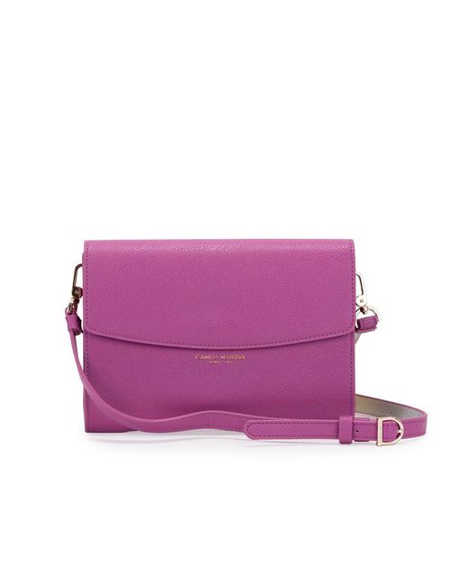 CAMPO MARZIO Roma 1933 Purple Meryl Baguette Bag