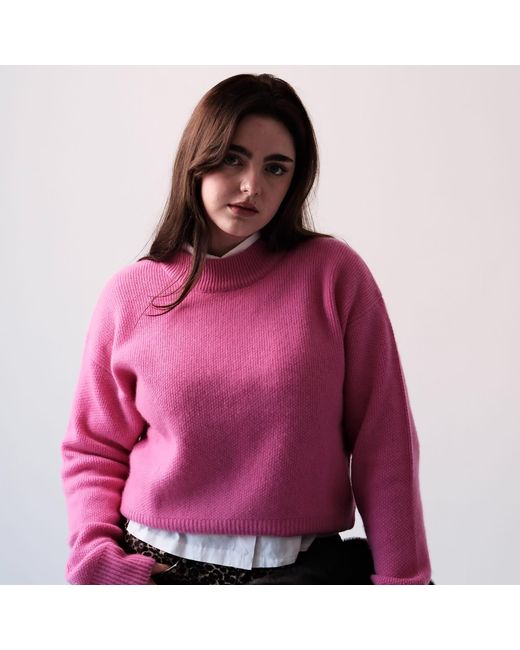 Porridge Knitwear Pink Cashmere Amy Jumper