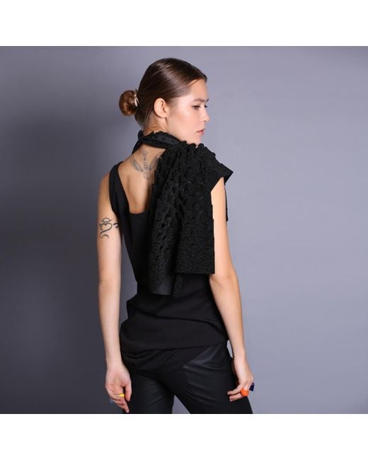 Silvia Serban Black Multifunctional Accessory