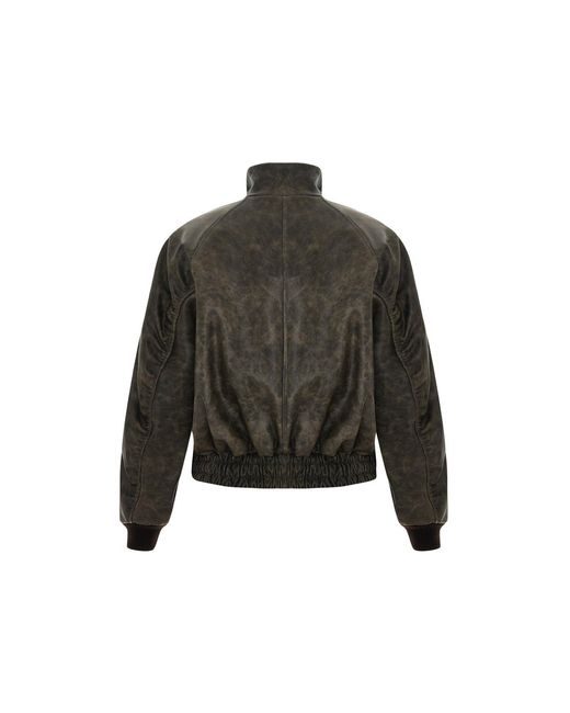 Maison sél Black Bomber Jacket