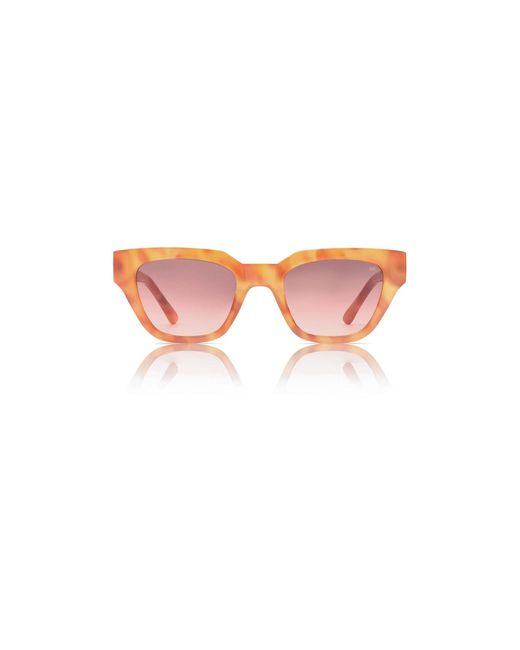A.Kjærbede Pink Kaws Sunglasses Burnt Amber