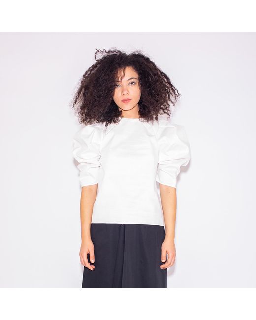 Bianca Popp White Victorian Sleeves Blouse