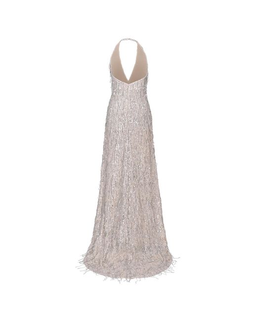 Anse Victorin Gray Diana Sequins Dress