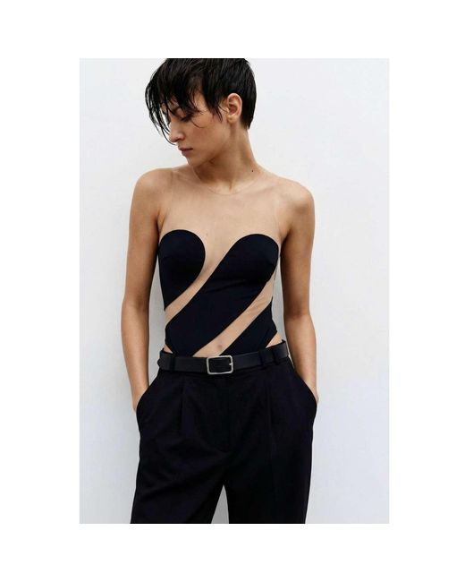 Room 24 Black Eva Bodysuit