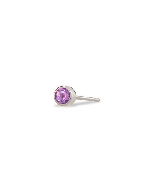 Maya Brenner Pink Birthstone Stud