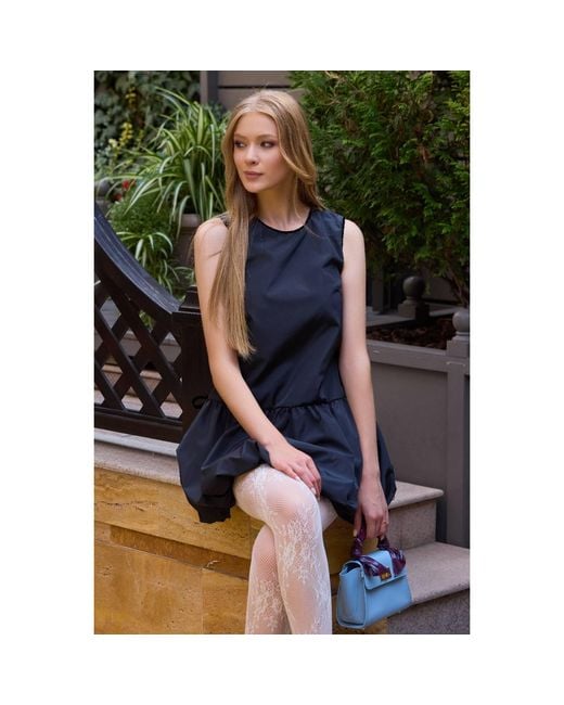 Georgette Black Coco Mini Dress