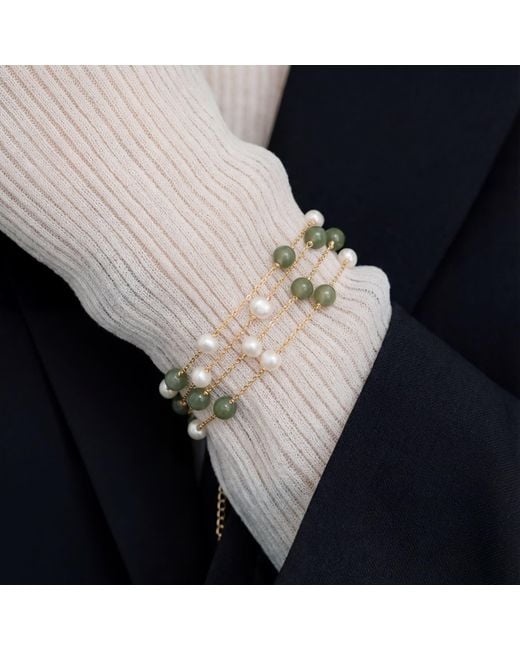 seree Multicolor Olivia Jade Pearl Bracelet