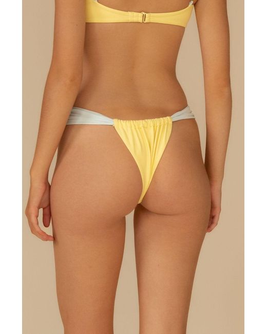 Montce Yellow Sunshine Binded Sandra Bikini Bottom