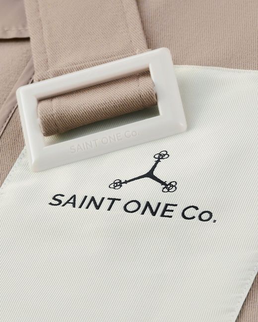 Saint One Co. Natural Idols Trench Coat Taupe X Pearl