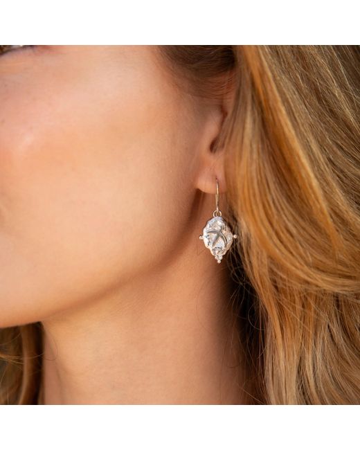 Seven Saints Metallic Taurus Vintage-Style Dangle Earrings, Plated