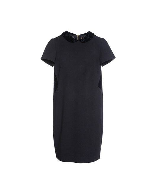 Conquista Black Lace Detail Dress