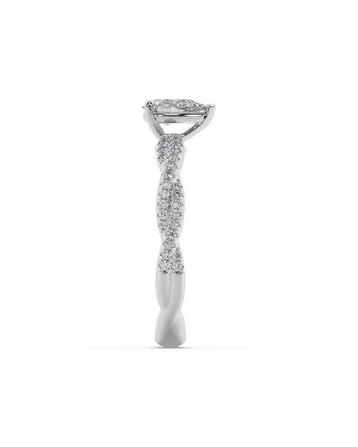 Artisan White 14K With Pear Cut Lab-Grown Diamond Cocktail Ring