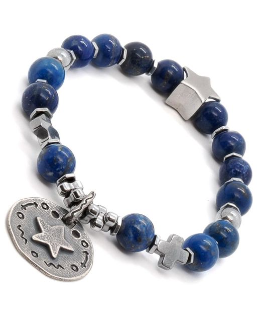 Ebru Jewelry Blue Star Lapis Lazuli Bracelet