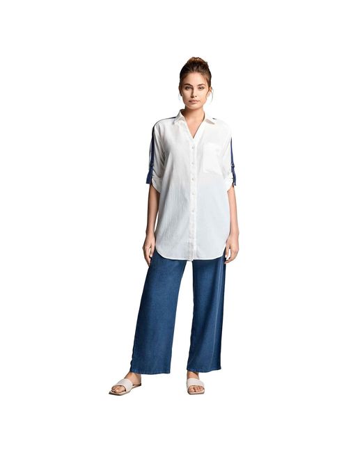 ICONIQUE Blue Camicia Noelle