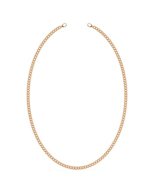 Onia Metallic Baby Cuban Link Long Chain Waist Chain