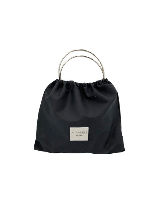 Hilo De Mar Blue Mary Top Handle Bag With Medals